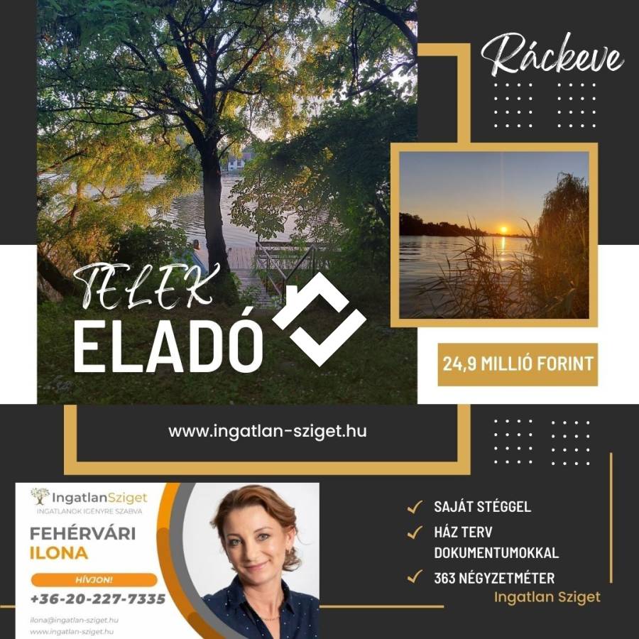 eladó  Építési telek, Ráckeve
