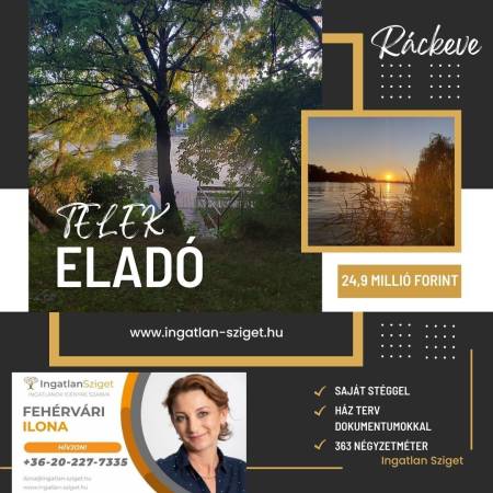 eladó telek, Ráckeve